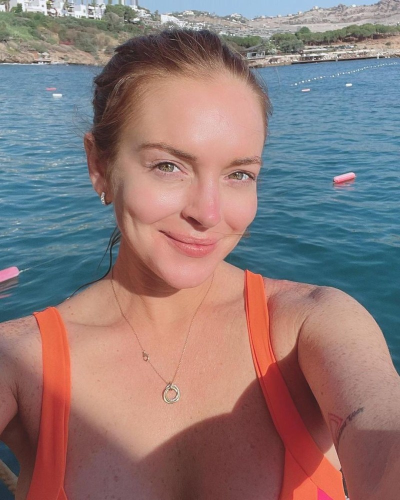 lindsay lohan balayi icin bodrum u tercih etti 1